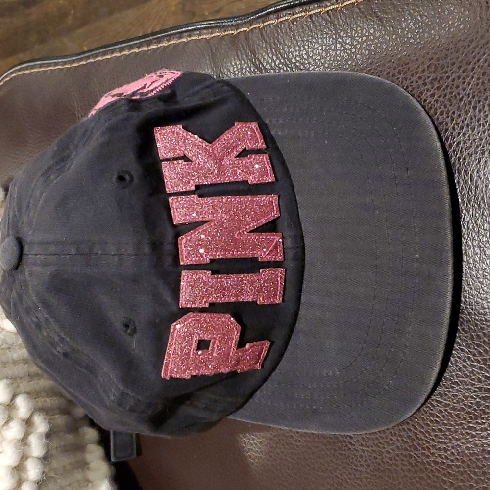 SPARKLY GLITTER PINK BASEBALL CAP